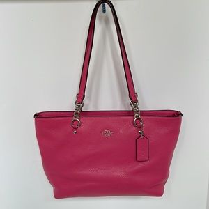 Coach | Sophia Tote in Pink Pebbled Leather | Style No 36604